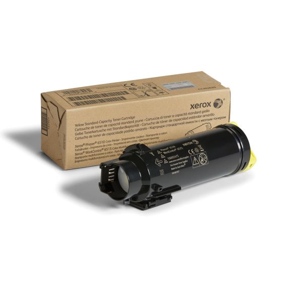 Original Xerox Phaser 6510/WorkCentre 6515 Yellow Standard Capacity Toner Cartridge - 106R03475