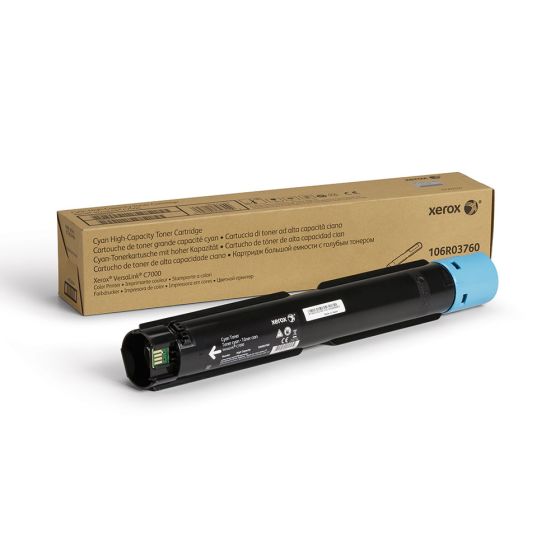 Original Xerox VersaLink C7000 Cyan High Capacity Toner Cartridge-106R03760