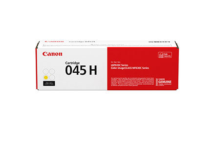 Original Canon 045H Yellow High Yield Toner Cartridge (1243C001)