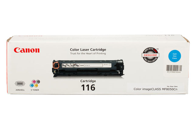 Original Canon 116C Cyan Toner Cartridge (1979B001AA)