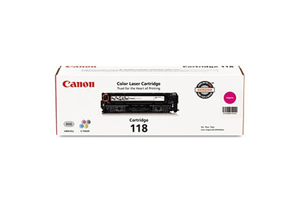 Original Canon 118M  Magenta High Yield Toner Cartridge (2660B001AA)