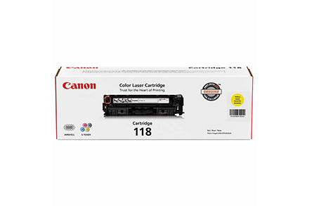 Original Canon 118Y Yellow High Yield Toner Cartridge (2659B001AA)