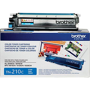 Original Brother TN210C Cyan Toner Cartridge