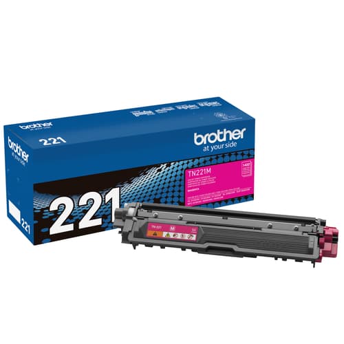 Original Brother TN221M Magenta Toner Cartridge Standard Yield