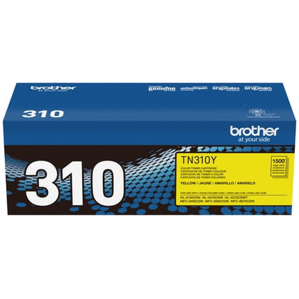 Original Brother TN310Y Yellow Toner Cartridge Standard Yield