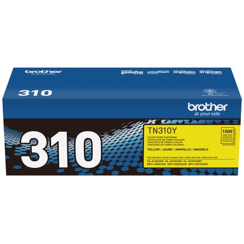 Original Brother TN310Y Yellow Toner Cartridge Standard Yield