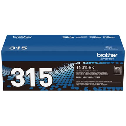 Original Brother TN315BK Black Toner Cartridge High Yield