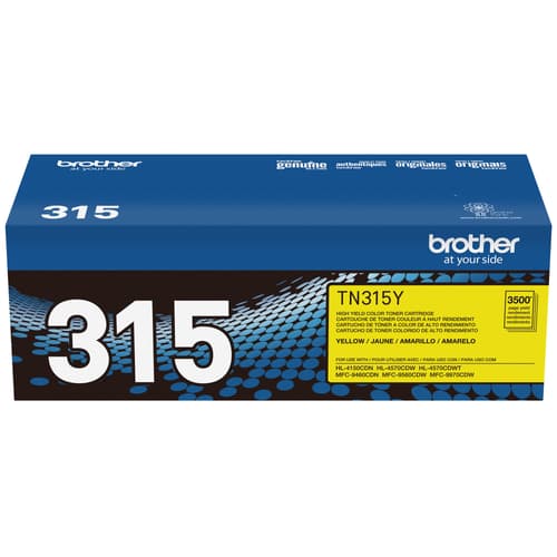 Original Brother TN315Y Yellow Toner Cartridge High Yield