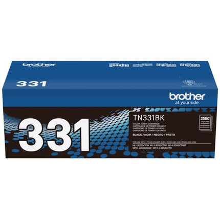 Original Brother TN331BK Black Toner Cartridge Standard Yield