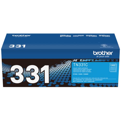 Original Brother TN331C Cyan Toner Cartridge Standard Yield