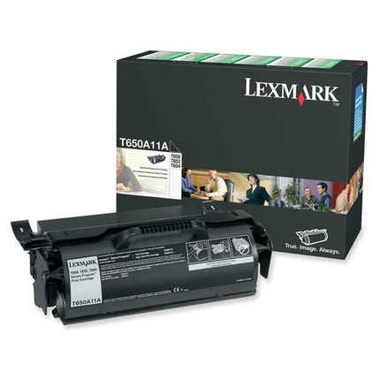 Original Lexmark T650A11A Black T650, T652, T654 Return Program Toner Cartridge (7,000 Pages)